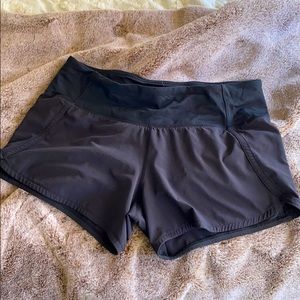Black Lululemon Athletic Shorts